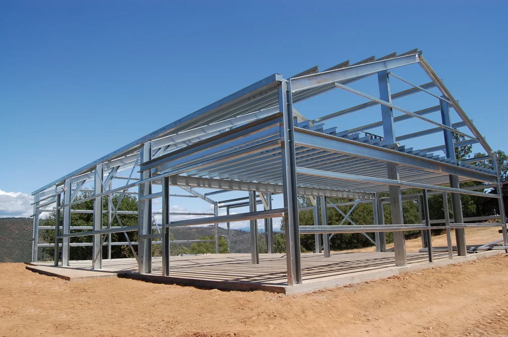 Cold Formed Commercial Building Exterior Frame