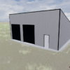 Garage Shop Design 30x40 NO Overhang
