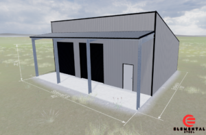 Garage Shop Design 30x40 Overhang