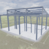 Garage Shop Design 30x40 Overhang Inside