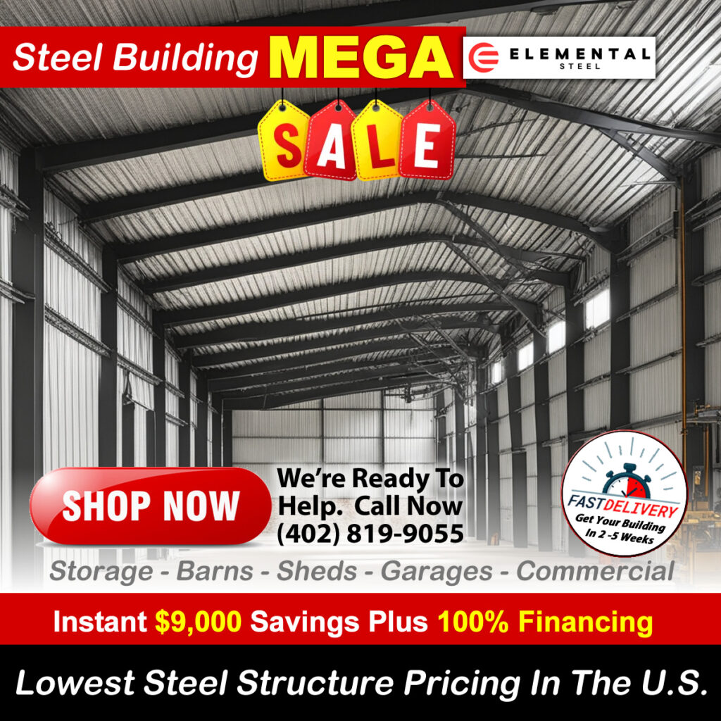 Steel Building Mega Sale