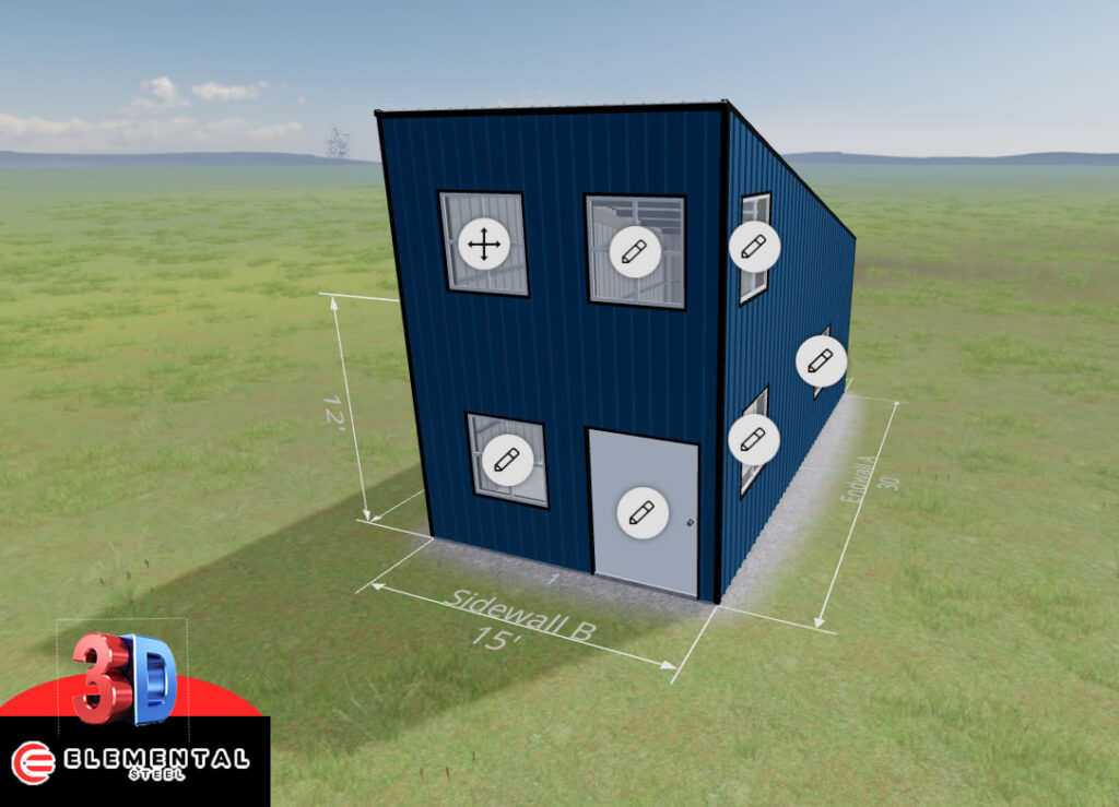 Single Slope Cabin